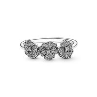 Ring Pandora Woman in Silver Cubic Zirconia 190786C01-48 - 190786C01-48